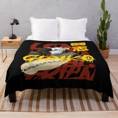 Girika Soul Eater Dark Japanese Artwork Throw Blanket