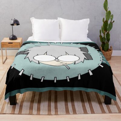 Franken Stein Soul Eater Mad Scientist Throw Blanket