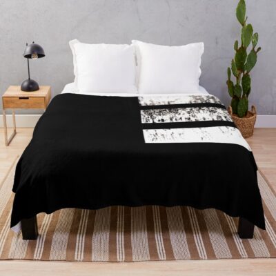 Death The Kid Minimalist Symmetrical Design Throw Blanket
