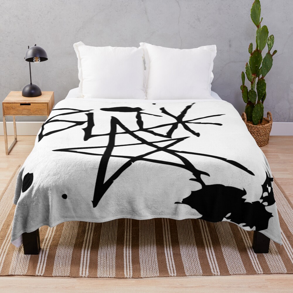 Black☆star Soul Eater Edgy Artwork Throw Blanket