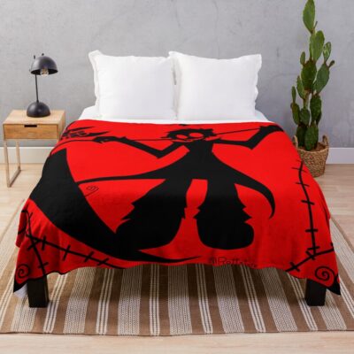 Soul Eater Scythe Of Dissection Dark Artwork Throw Blanket