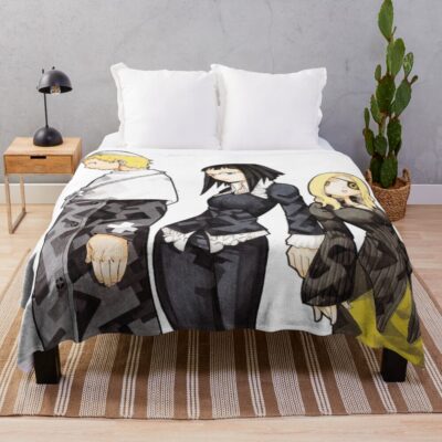 Soul Eater G6 Gothic Symbol Design Throw Blanket