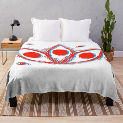 Kishin Soul Eater Eerie Eyes Throw Blanket