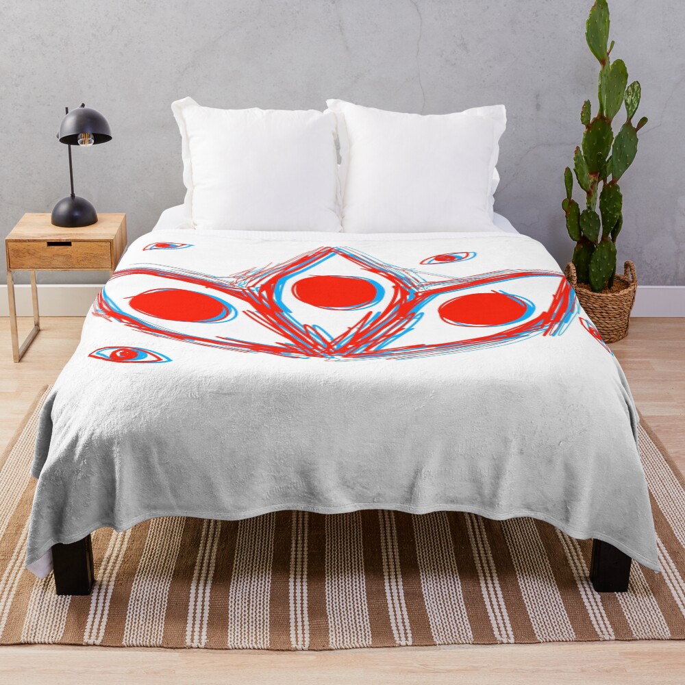 Kishin Soul Eater Eerie Eyes Throw Blanket