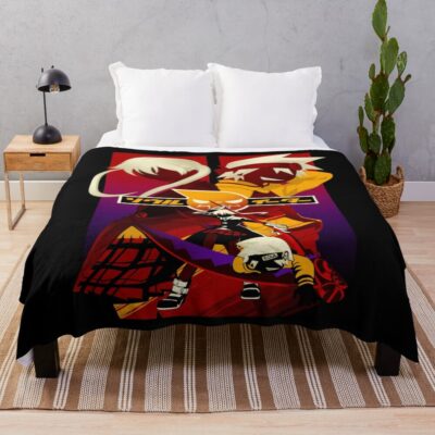 Soul Evans And Maka Albarn Soul Resonance Throw Blanket
