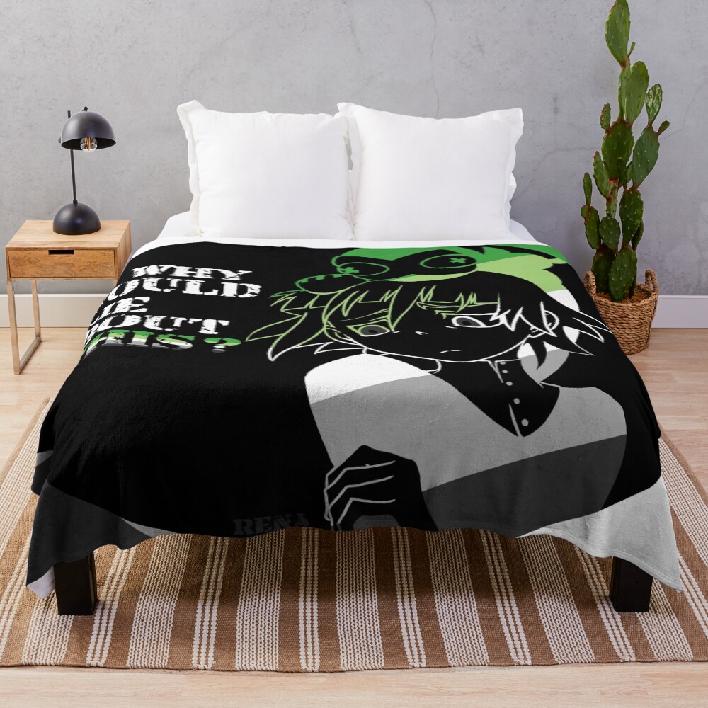 Soul Eater Dark Mysterious Quote Design Throw Blanket