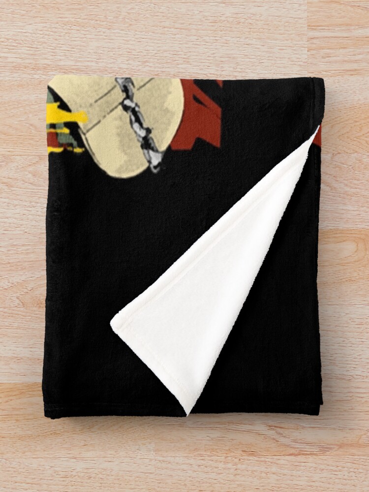 Girika Soul Eater Dark Japanese Artwork Throw Blanket - Image 2