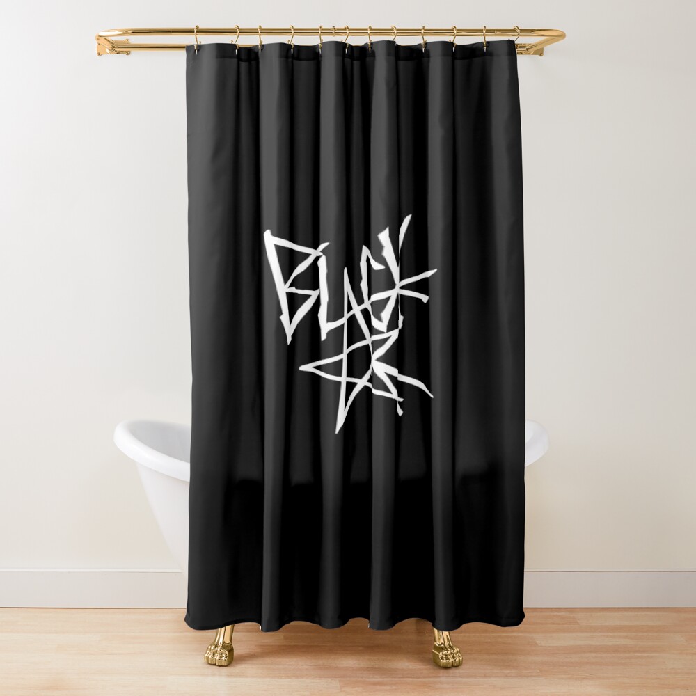 Black☆star Signature Soul Eater Artwork Shower Curtain