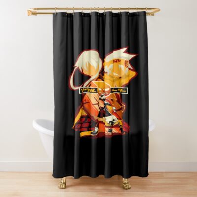 Soul Evans And Maka Albarn Partner Resonance Shower Curtain