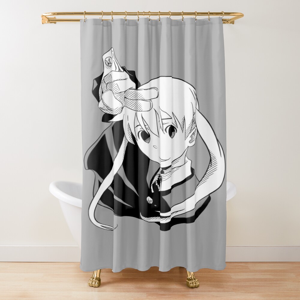Soul Eater Kawaii Gothic Girl Artwork Shower Curtain