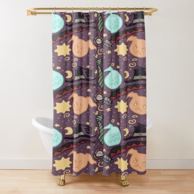Maka Albarn And Soul Evans Dynamic Duo Shower Curtain