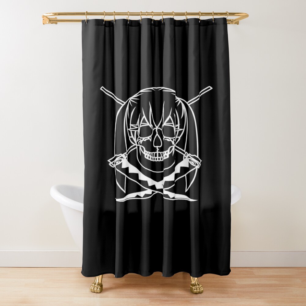 Maka Albarn Soul Eater Biker Artwork Shower Curtain
