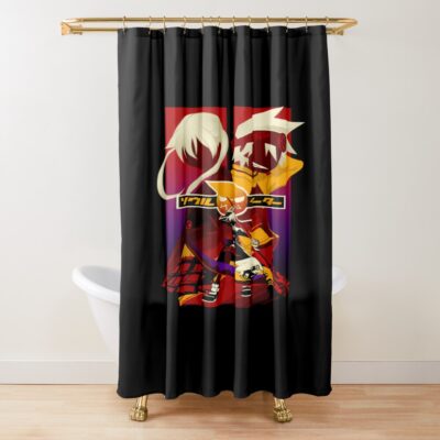 Soul Evans And Maka Albarn Soul Resonance Shower Curtain