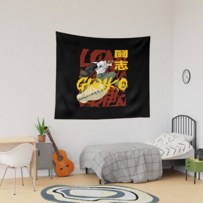 Girika Soul Eater Dark Japanese Artwork Tapestry