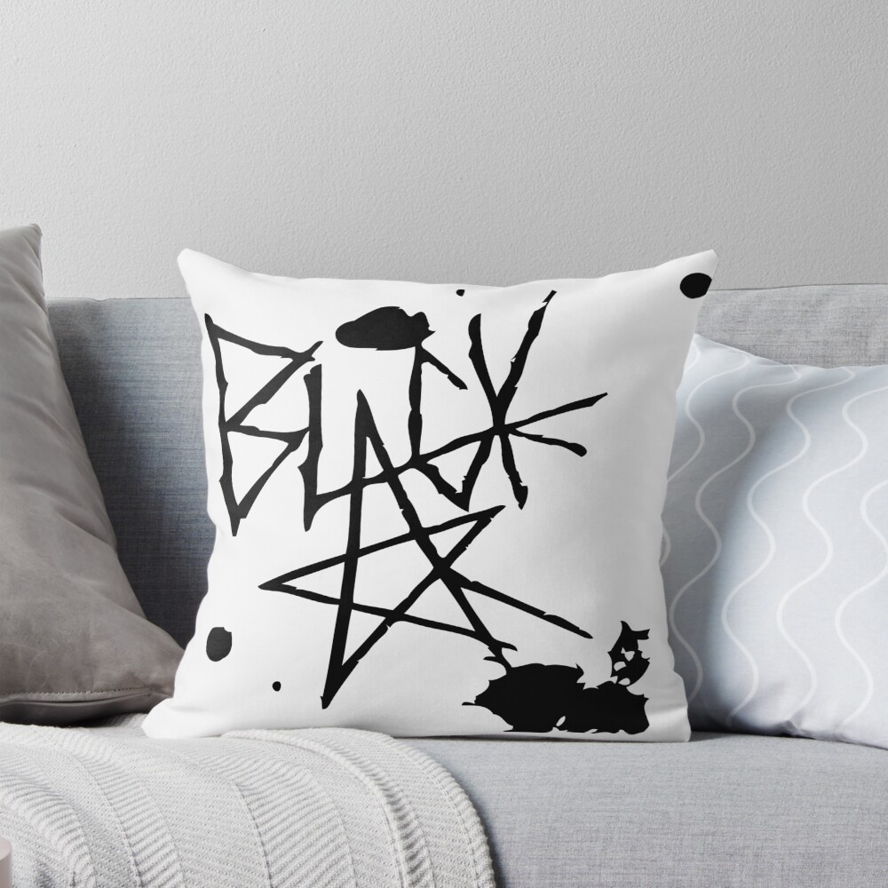 Black☆star Soul Eater Edgy Artwork Throw Pillow