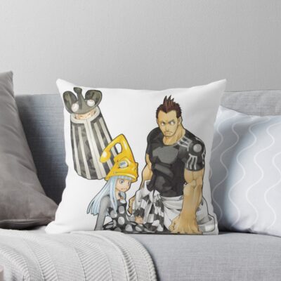Soul Eater G5 Dark Symbol Design Throw Pillow