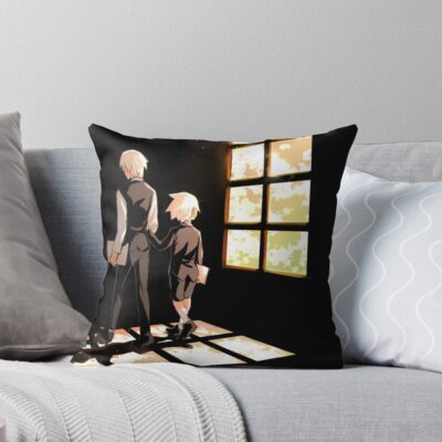 Soul Evans And Wes Evans Brothers Artwork Throw Pillow