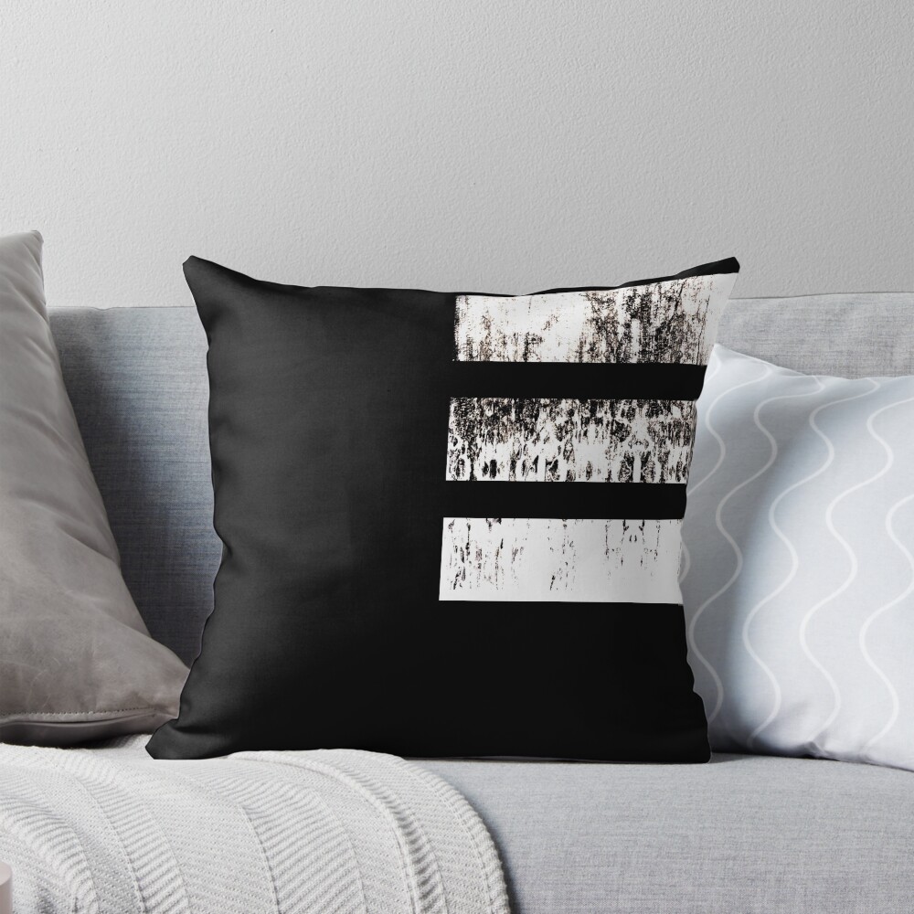 Death The Kid Minimalist Symmetrical Design Throw Pillow