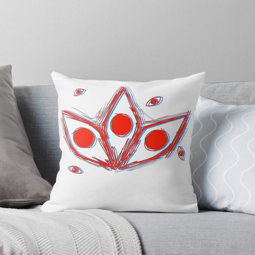 Kishin Soul Eater Eerie Eyes Throw Pillow