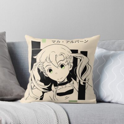 Soul Eater Kawaii Gothic Waifu Throw Pillow