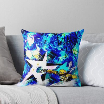 Black☆star Soul Eater Dynamic Artwork Throw Pillow