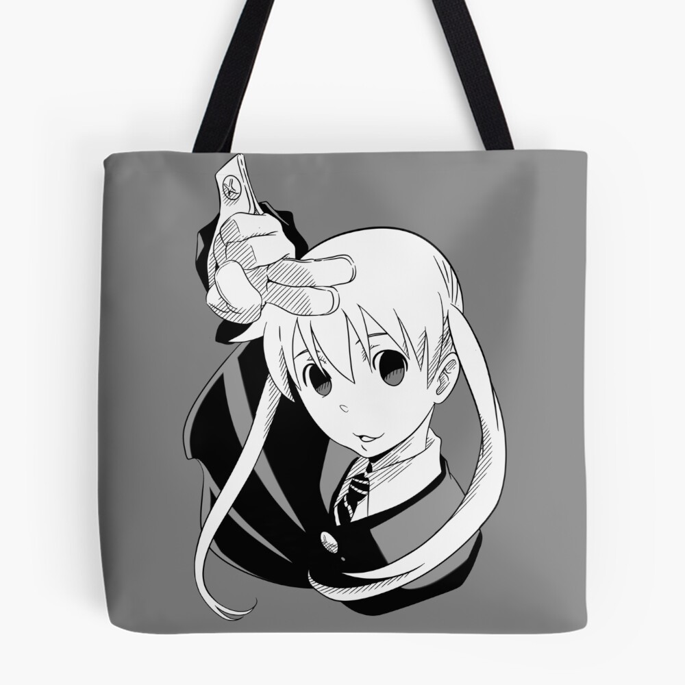 Soul Eater Kawaii Gothic Girl Artwork Tote Bag