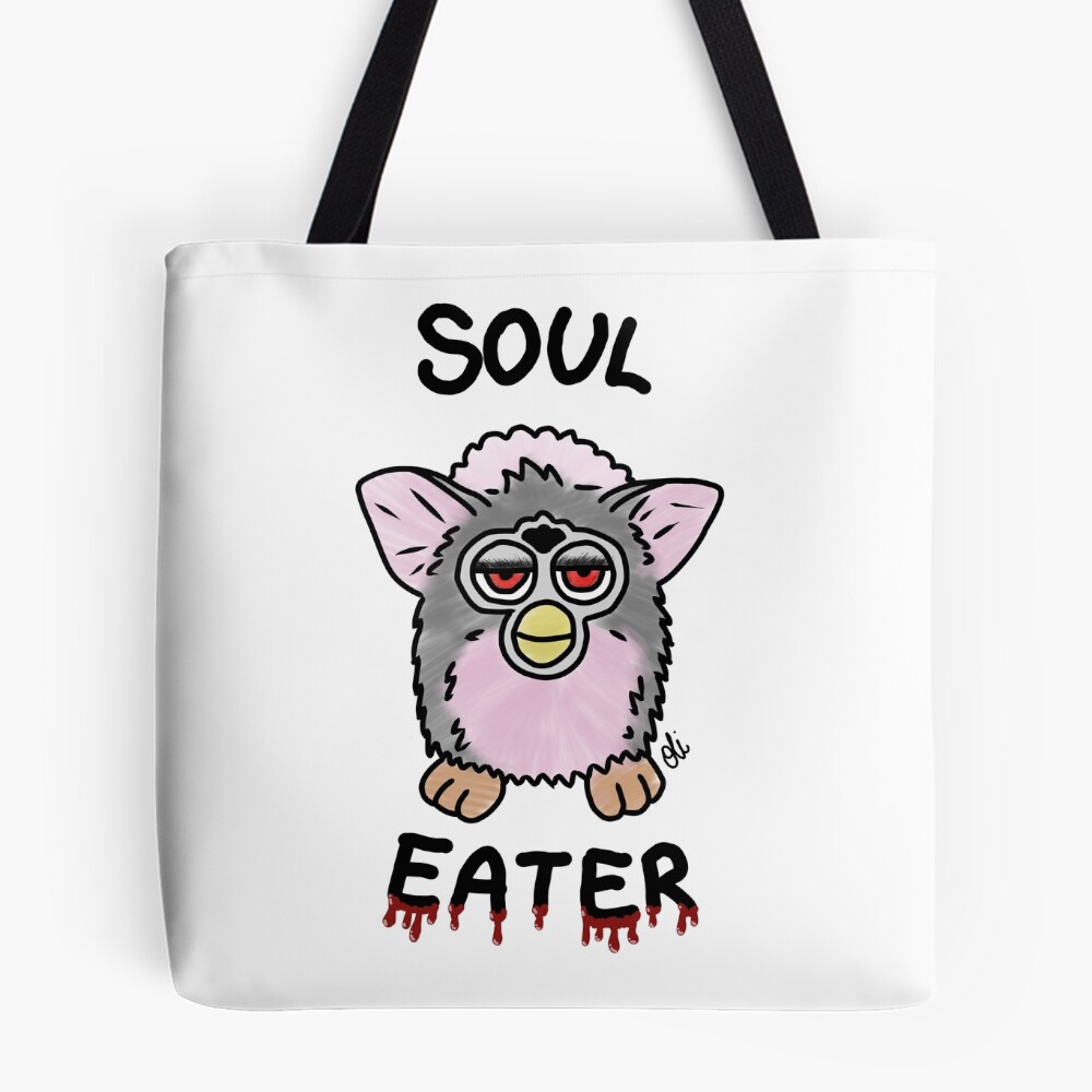 Furby The Soul Eater Dark Creature Tote Bag