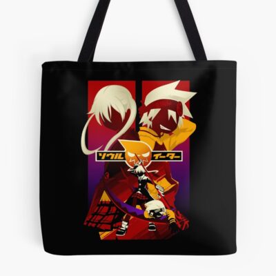 Soul Evans And Maka Albarn Soul Resonance Tote Bag