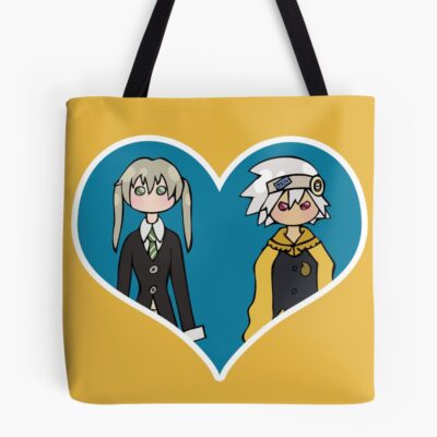 Maka Albarn And Soul Evans Chibi Duo Tote Bag